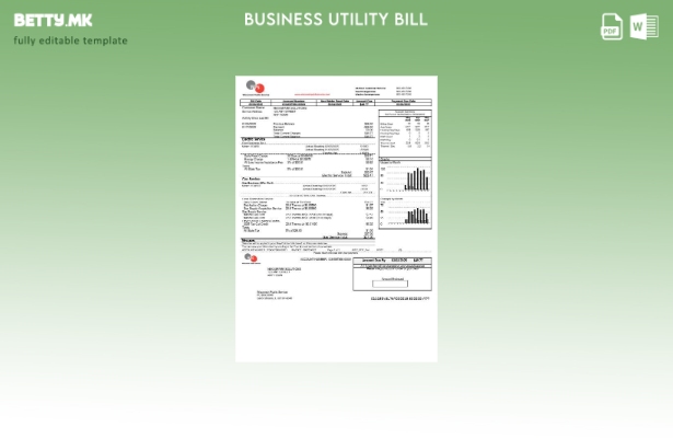Сметка за деловни комунални услуги на САД WPS